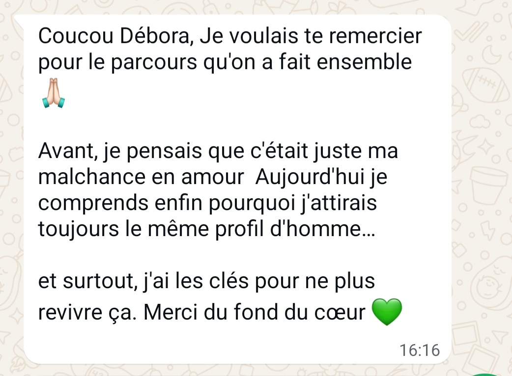 Retour patient Débora Solys 1