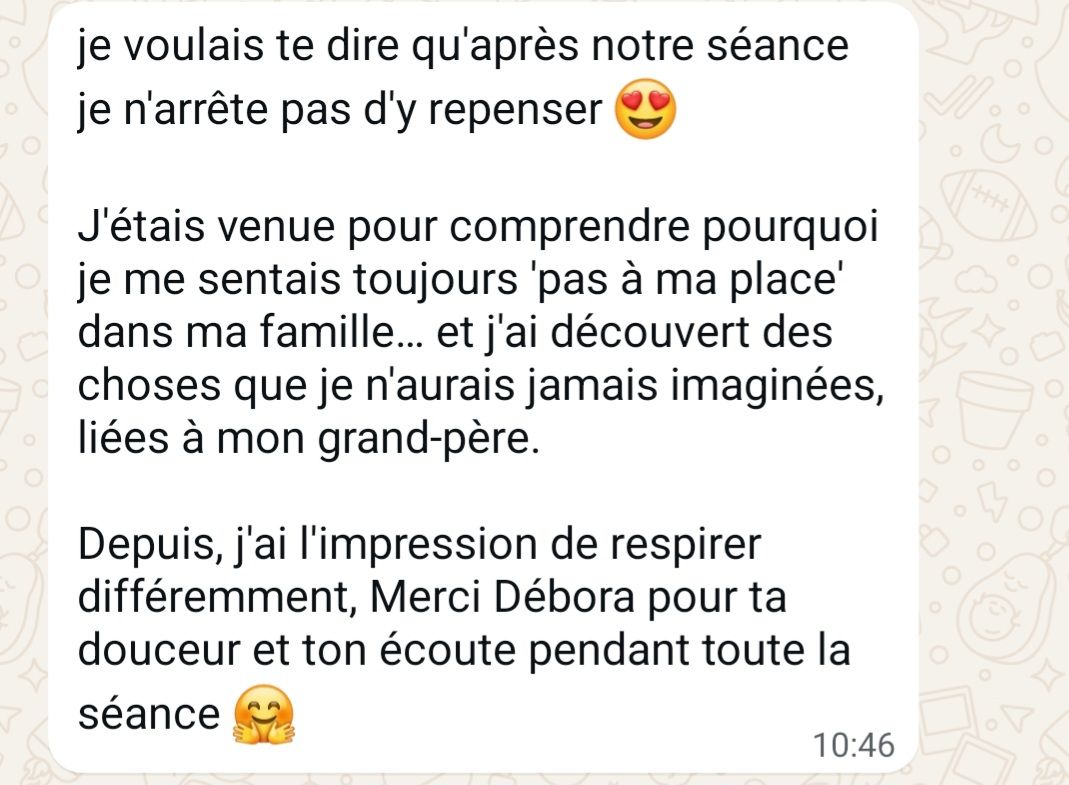 Retour patient Débora Solys 4